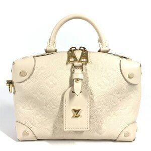 LOUIS VUITTON M45394 MonogramEmpreinte Petite Malle Souple Bag Box Bag Hand Bag